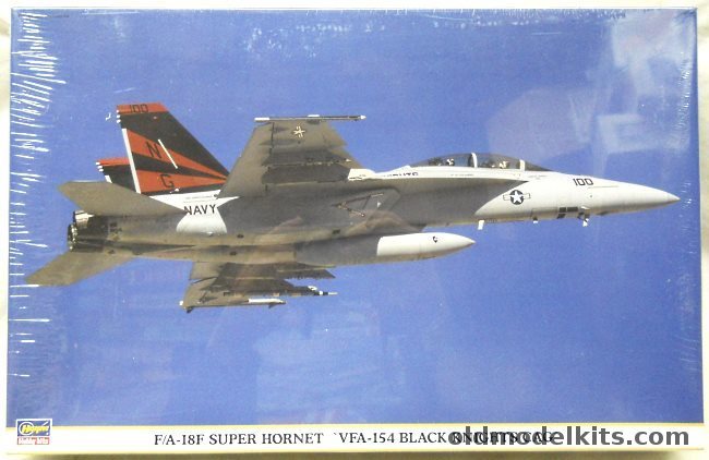 Hasegawa 1/48 F/A-18F Super Hornet VFA-154 Black Knights CAG - (FA18F), 09816 plastic model kit